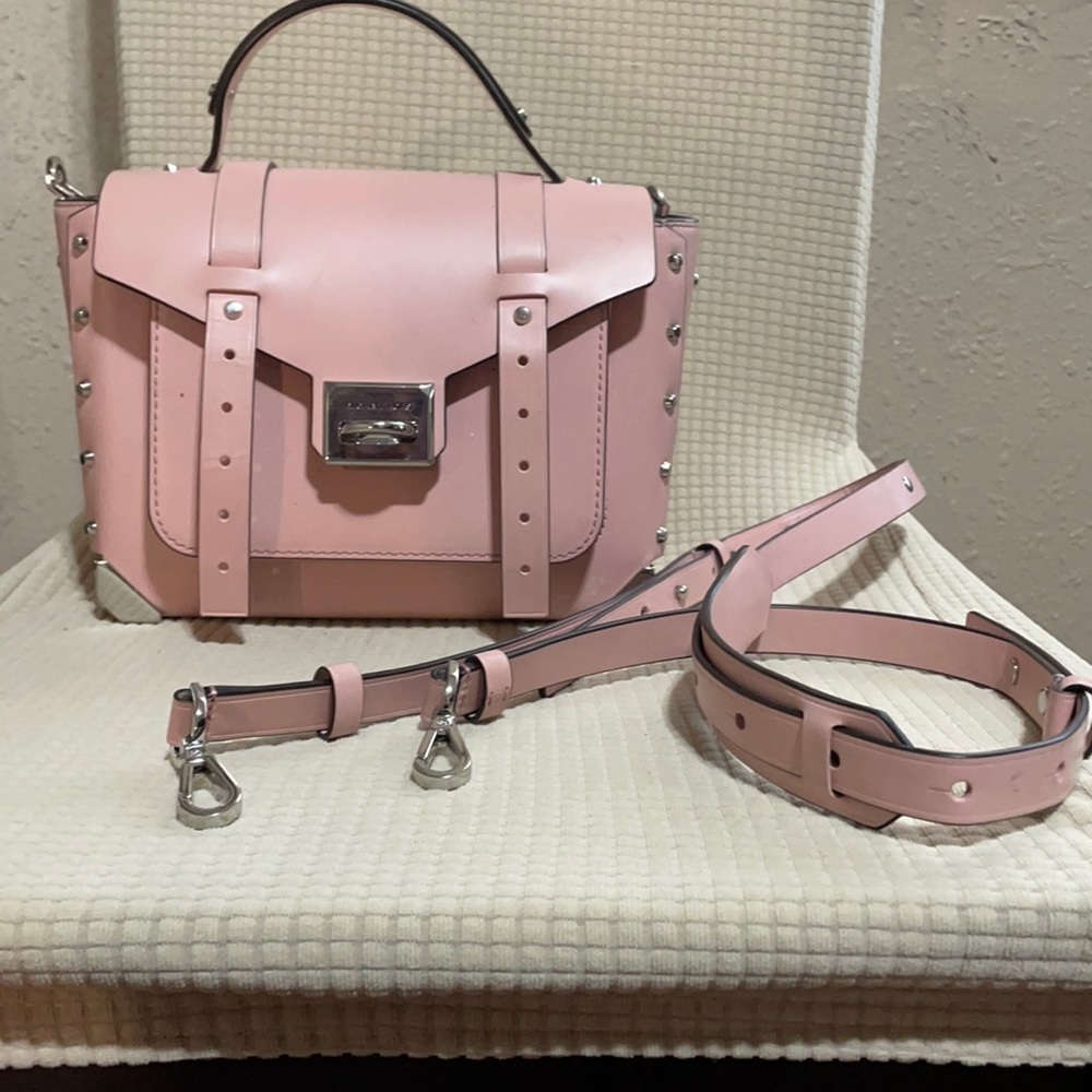 Michael Kors  Manhattan pink leather Crossbody